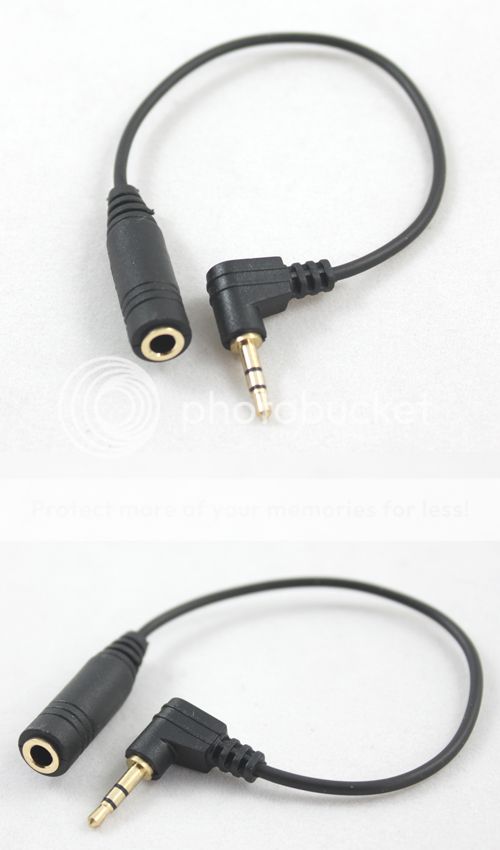 2.5MM MALE to 3.5MM FEMALE CABLE HEADPHONE JACK ADAPTER eBay