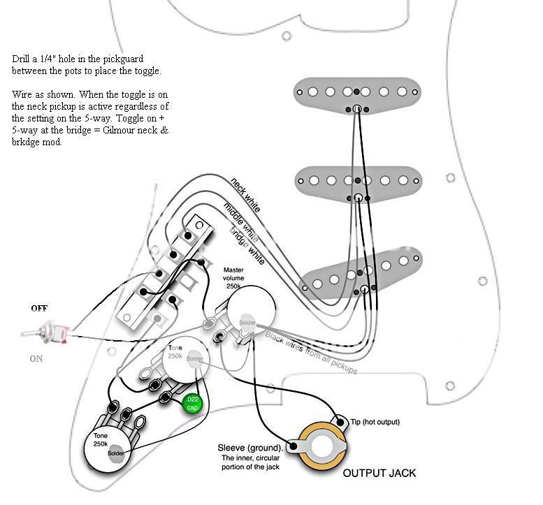 Gilmour/Neck On Wiring Question The Gear Page