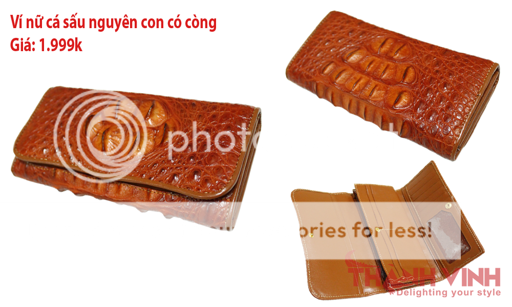 Khuyến mãi khủng giảm 20% tất cả sản phẩm (Bóp,Ví,Túi Xách, dây nịt da cá sấu...) - 10