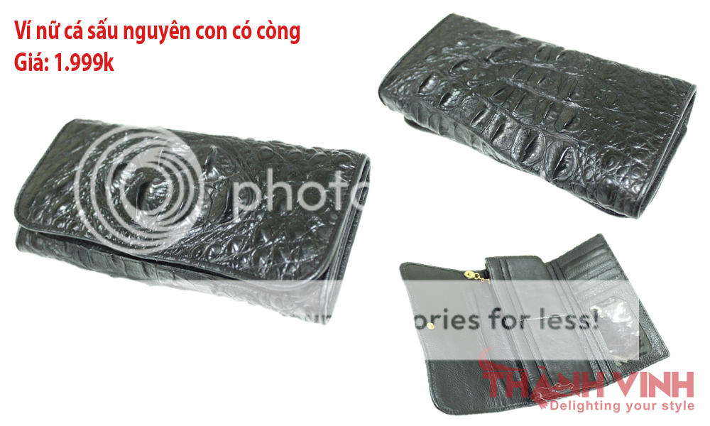 Khuyến mãi khủng giảm 20% tất cả sản phẩm (Bóp,Ví,Túi Xách, dây nịt da cá sấu...) - 11