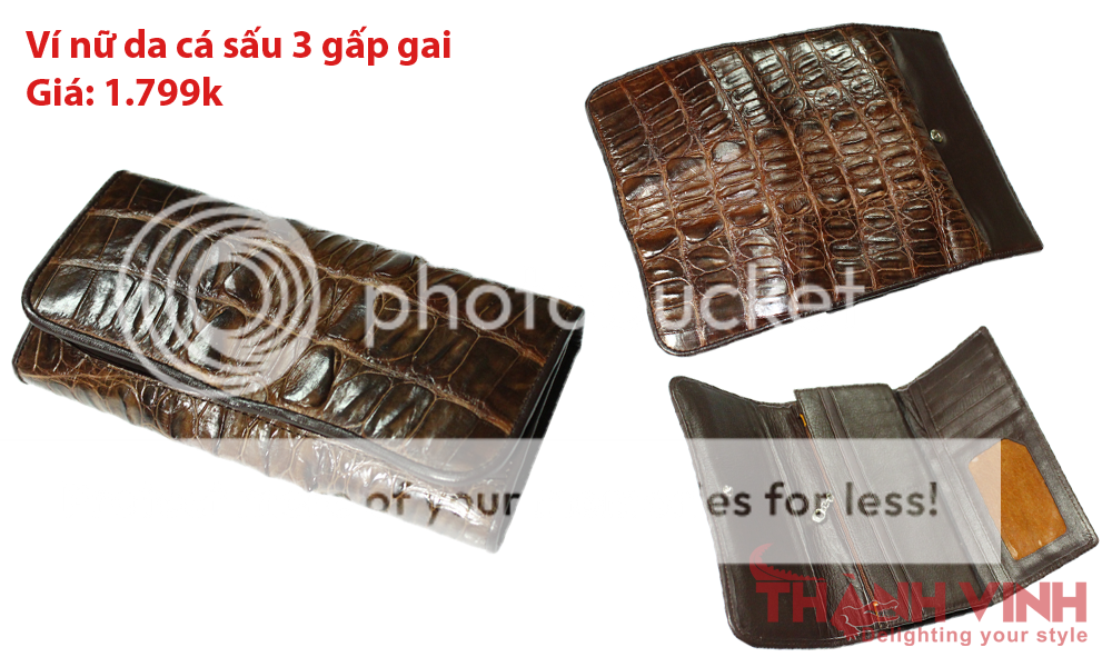 Khuyến mãi khủng giảm 20% tất cả sản phẩm (Bóp,Ví,Túi Xách, dây nịt da cá sấu...) - 1