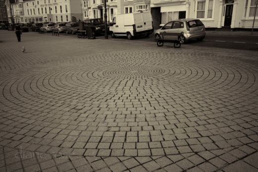 paving,circular,promenade,aberystwyth