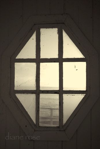 octagonal,window,shelter,sea,aberystwyth